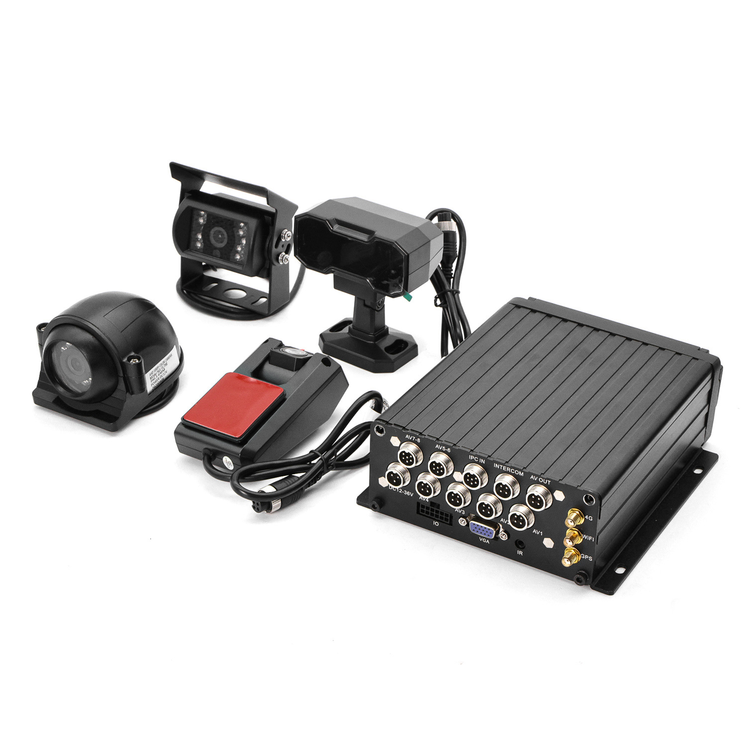 4g Mdvr Adas Advanced Driving Assistance System Dms Anti-Fatigue Smart Truck Vehicle-Mounted Hard Disk Video Recorder