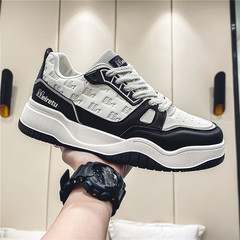 四季直播款小眾皮面透氣板鞋復古港風暴力熊男鞋工裝戶外男鞋