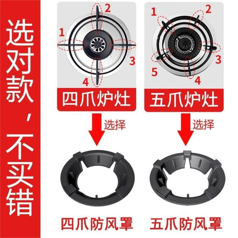 ドイツ輸入鋳鉄ガスストーブ防風カバー家庭用ガスストーブ集火省エネサークルユニバーサル滑り止めブラケット|undefined