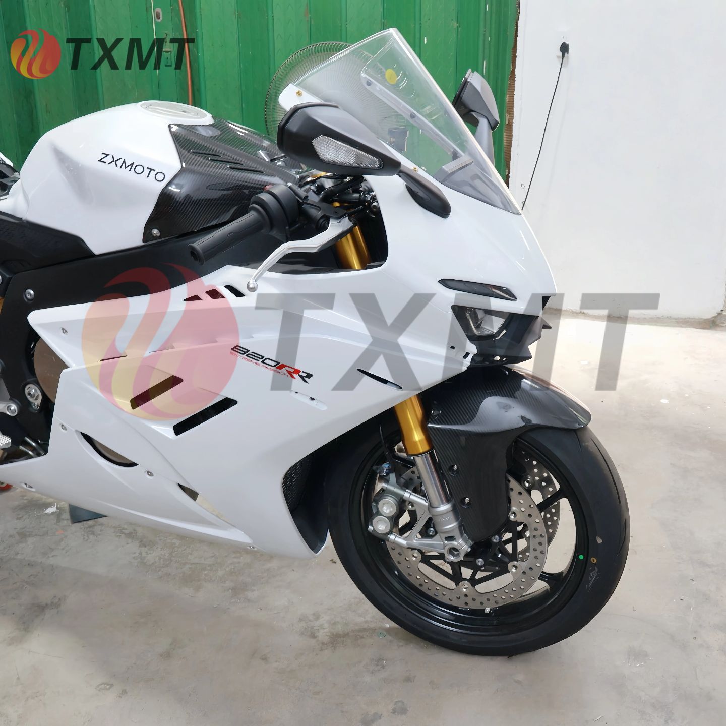 Suitable for Zhang Xue Motorcycle 820Rr Carbon Fiber Modified Shell Front and Rear Fenders, Rear Mudguard, Rear Fender