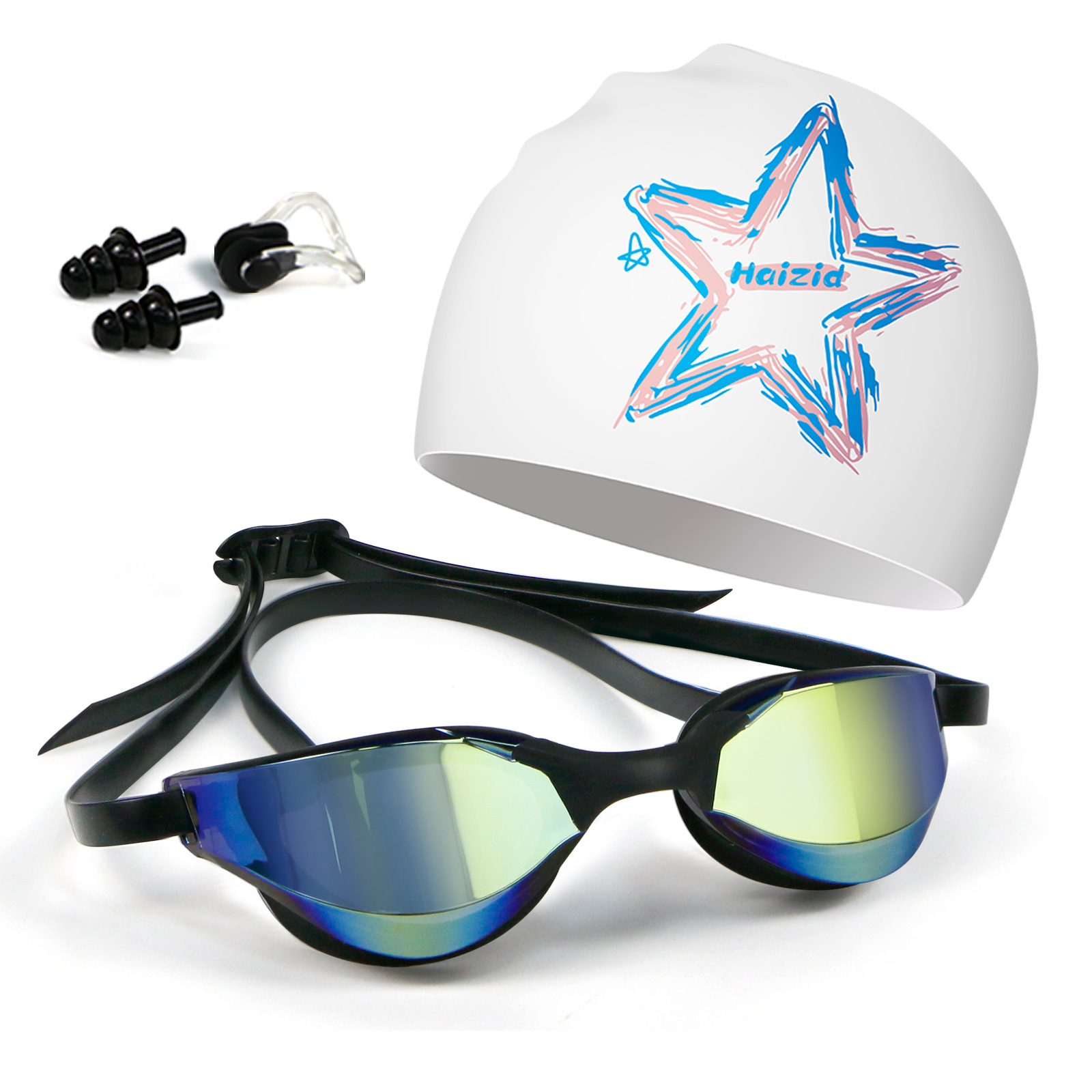 Sombrero de natación de silicona para adultos unisex aumenta la protección solar no estrangula la cabeza profesional de entrenamiento impermeable sombrero de natación fábrica al por mayor