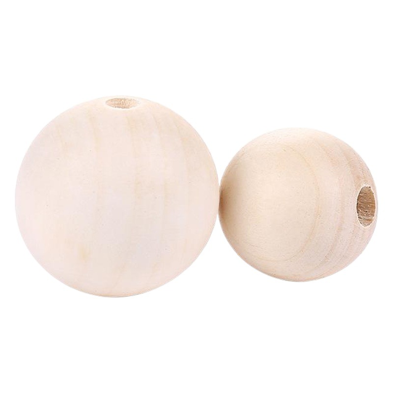 En stock al por mayor gran agujero Lotus cuentas de madera de color redondo no agujero redondo perlas sueltas multi-especificación DIY accesorios de la joyería