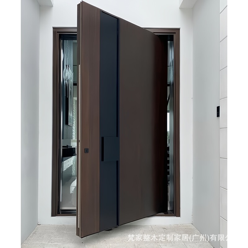 Factory Direct Sales of Pivot Doors, Center Axis Doors, Solid Wood Front Doors, Solid Wood Villa Doors, and Courtyard Doors