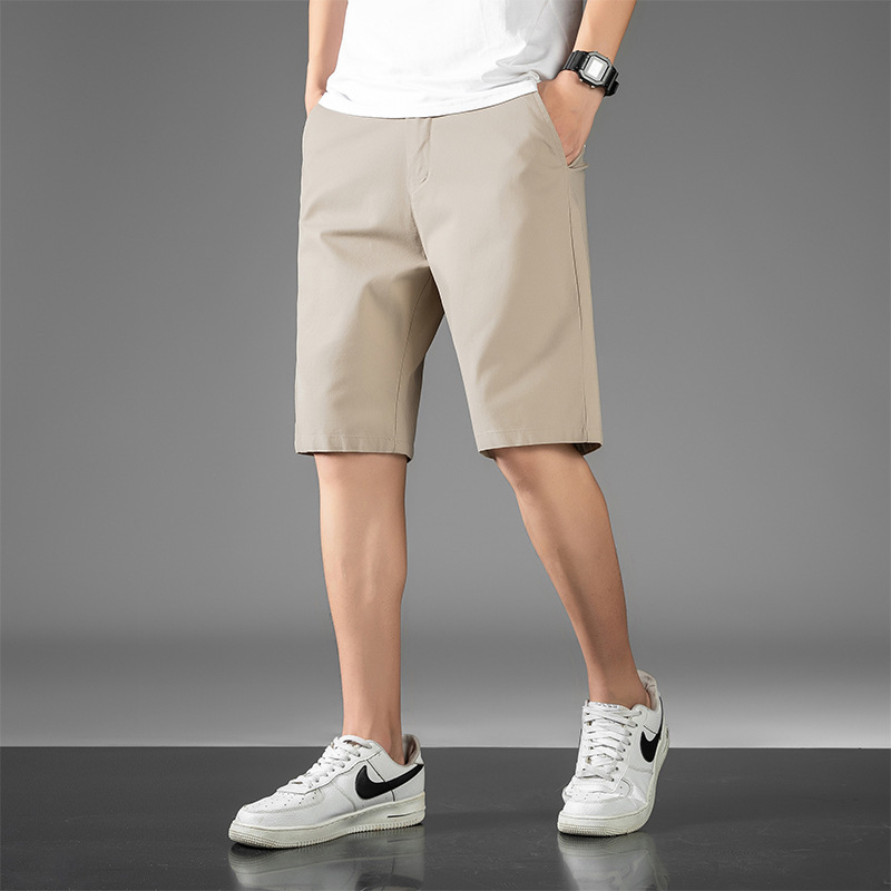 Summer Casual Shorts for Boys Summer Thin Straight Cotton Ice Sense Slim-Fit Mid-Pants Men's Five-point Pants for Men Summer Casual Shorts for Boys Summer Thin Straight Cotton Ice Sense Slim-Fit Mid-Pants Men's Five-point Pants for Men