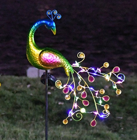 새로운 다채로운 빛의 보석 공작