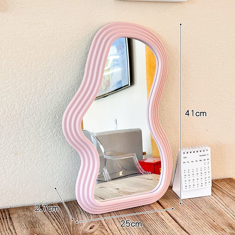 Espejo de vestir en la nube, espejo de escritorio de forma especial, espejo de vestir colgado en la pared, espejo doméstico, escritorio del dormitorio