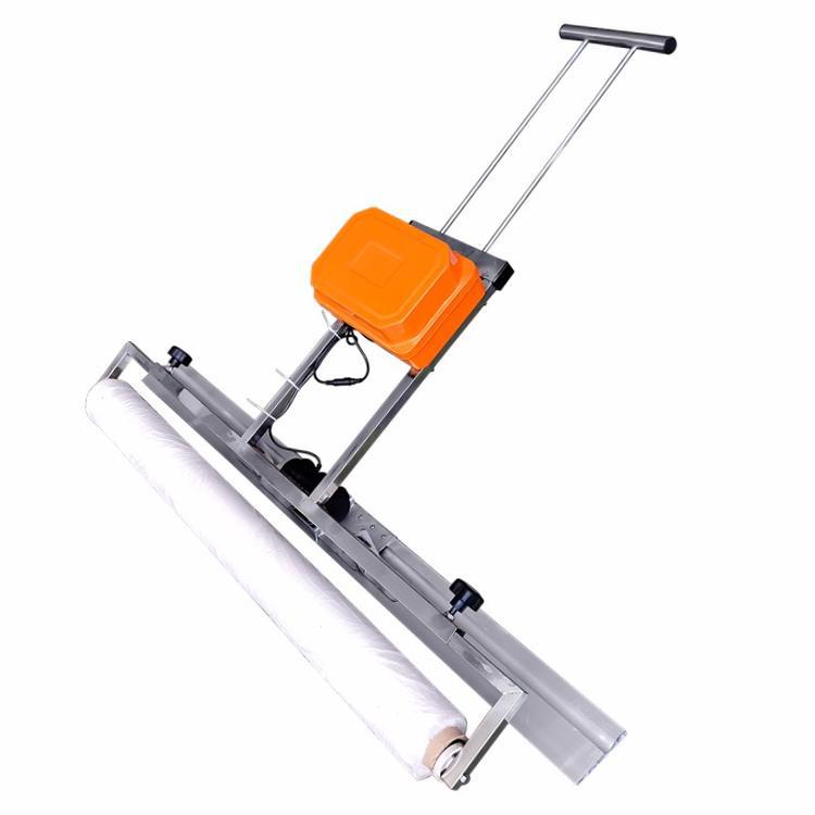 máquina de revestimiento de película de cemento de vibración y nivelación integrada máquina eléctrica de revestimiento de película de eliminación de huellas de pie de hormigón