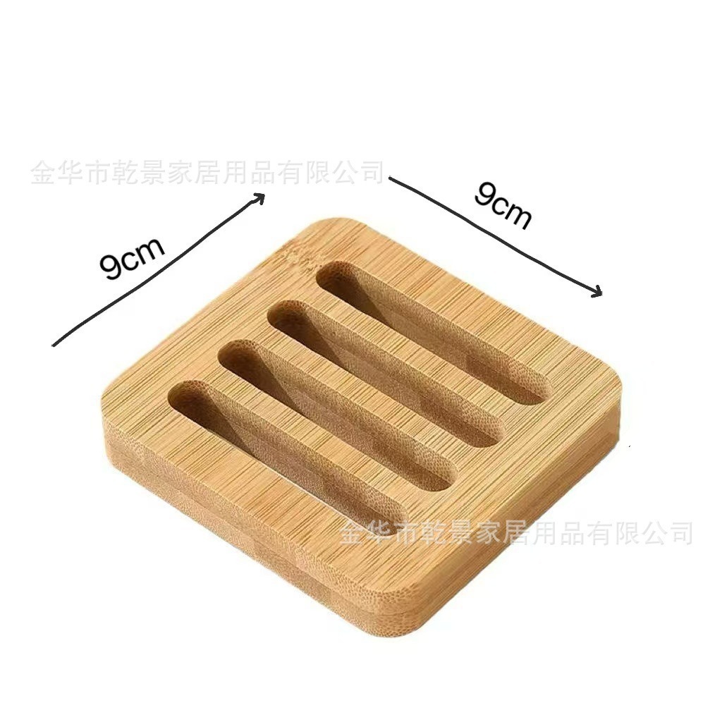 Nuevo juego de posavasos de bambú simple, mantel redondo duradero, vajilla diaria de escritorio, almohadilla de aislamiento al por mayor