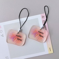 紙はスムーズで幸運、大学入試を応援、高校入試のインスピレーションテキスト、アクリルキーホルダー、バックパックペンダントギフト