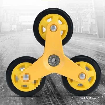 Stair Climbing Triangle Wheel Accessories Folding Shopping Cart Small Pull Cart Wheel Stair Climbing Luggage Cart Bearing Repair Shopping Cart
