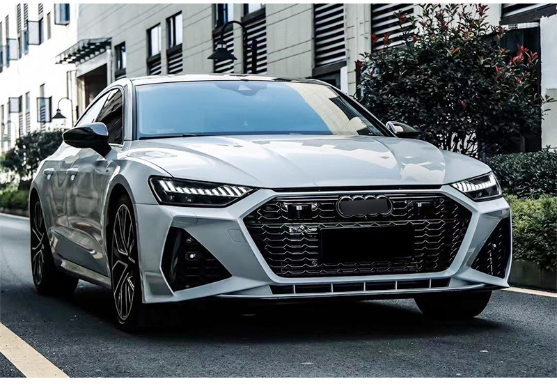 09-24 A7 modified RS7 large surround upgrade S7 front and rear bumper side skirt tail lip tremella for Audi A7 wholesale