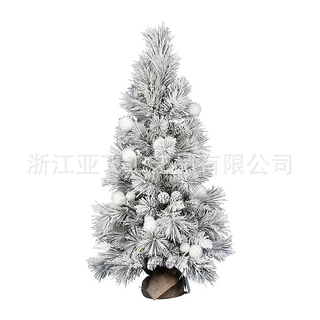 亚飞跨境精品绿色PVC植绒圣诞树可定制产品颜色尺寸