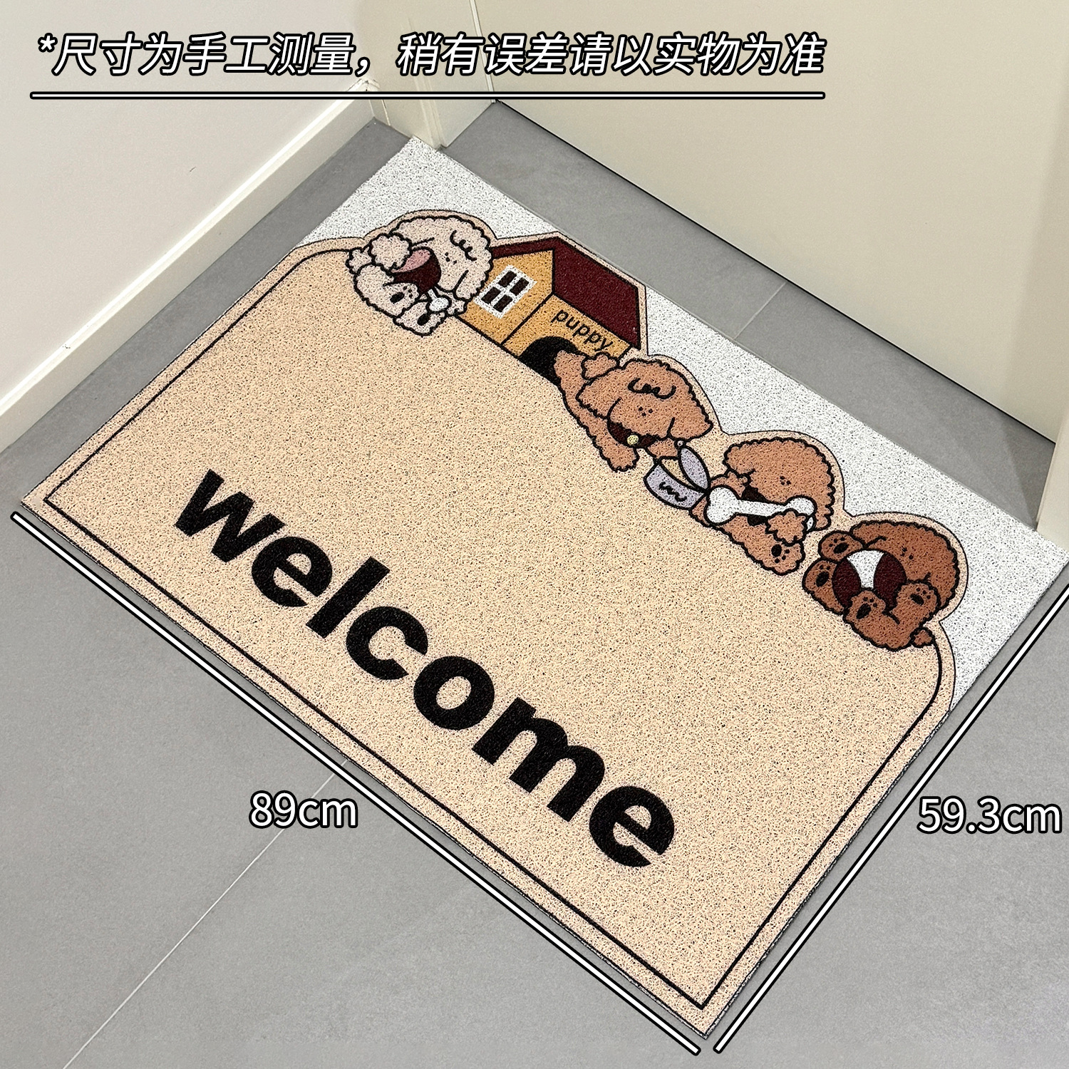 Nuevo baño de dibujos animados alfombra de suelo absorbente de agua inodoro puerta antideslizante alfombra de puerta alfombra de secado rápido resistente a la suciedad