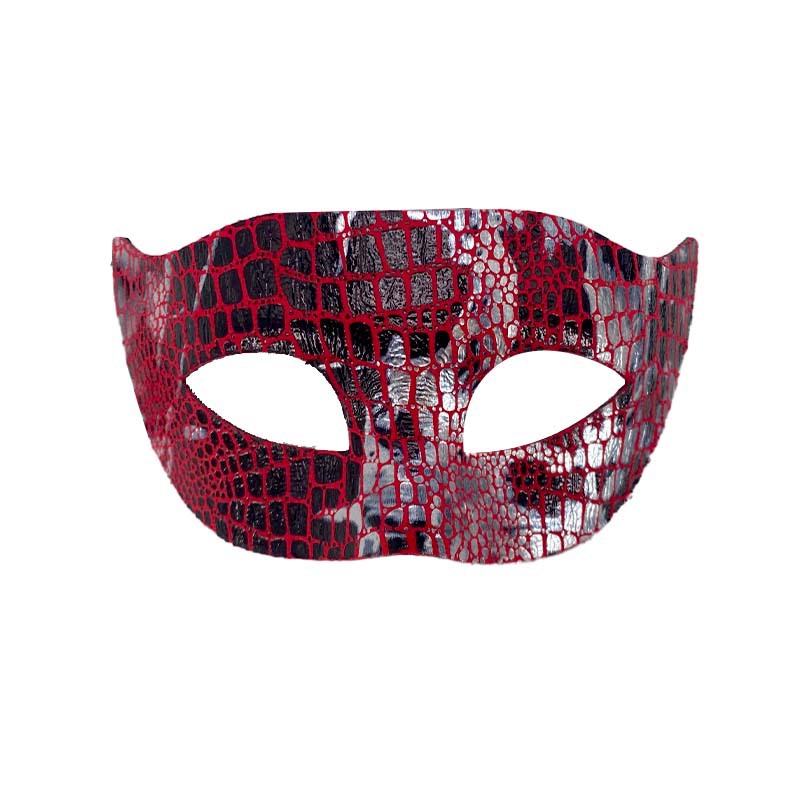 Nuevo baile de máscaras adulto piel de serpiente piel de cocodrilo diversión accesorios de fiesta lindos extraños princesas máscaras de hombres y mujeres