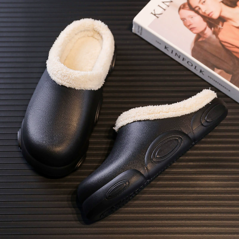 Keep warm non-slip slippers for leisure for beloved platform