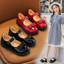 兒童鞋女童皮鞋2023新款韓版軟底黑色女孩中大童公主鞋學生演出鞋