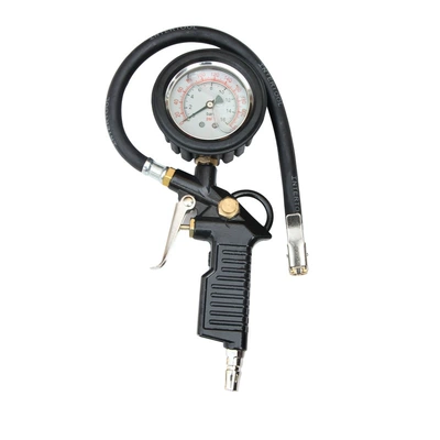 Gauge Tire Pressure Gauge with Inflatable: Air pressure gauge/tire pressure gauge - black-copper-head-oil-gauge