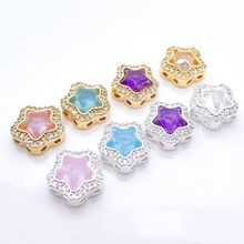 ��ɫ�~�18K��������Ƕ�ͨ�׸���diy������Ȼʯˮ����������