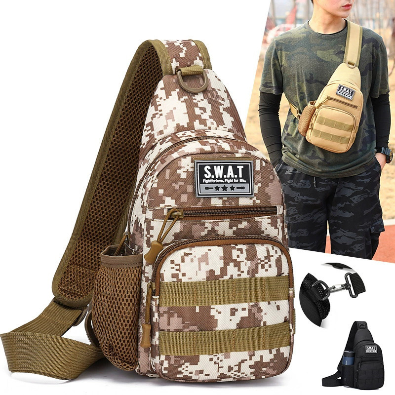 Outdoor Commuting Sports Chest Bag, Fashionable and Trendy Versatile Crossbody Bag, Niche High-End Versatile Travel Shoulder Bag