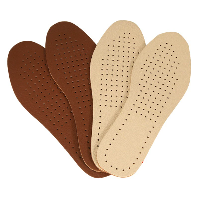 Производители оптом Летние Kangyue Двухслойная стелька из воловьей кожи утолщенные впитывающие пот дышащие стельки с дезодорантом для мужчин и женщин