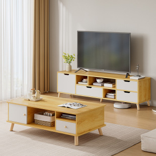 Tea Table living room home small apartment solid wood leg tea table simple modern balcony tea table small table for rental house