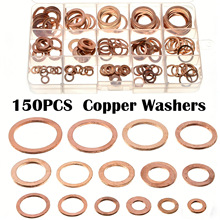 �羳��Դ 150pcs ��ͭ��Ƭ�����װ��װ �������� ͭ��Ƭ ƽ��Ȧ