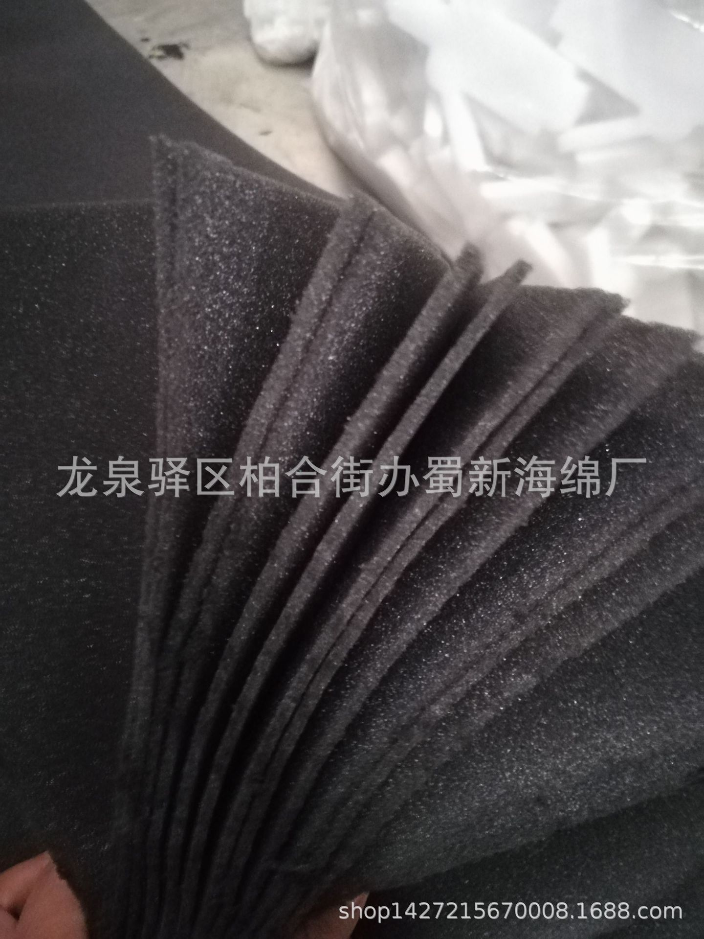 厂家供应黑色薄3毫米桑葚水蜜桃包装海绵垫片/水果垫片海绵