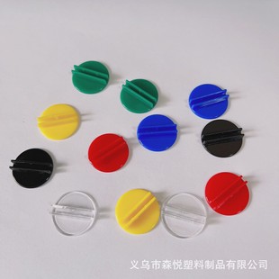 SOURCE Factory plastic small size round desktop game card base card holder