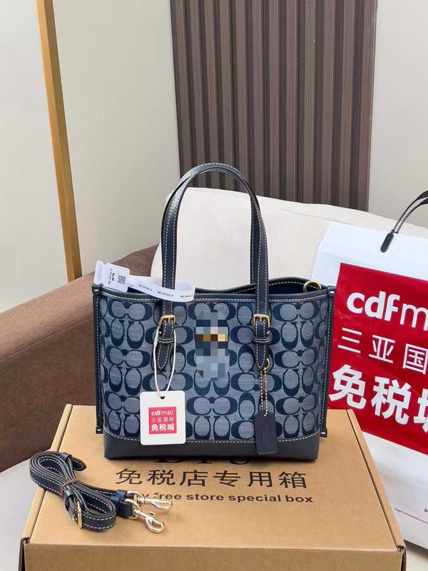 C家蔻家Mollie 25茉莉单肩包手提包斜跨真皮女包带暗标托特购物袋|undefined