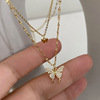 Necklace, universal summer brand chain for key bag , 2023
