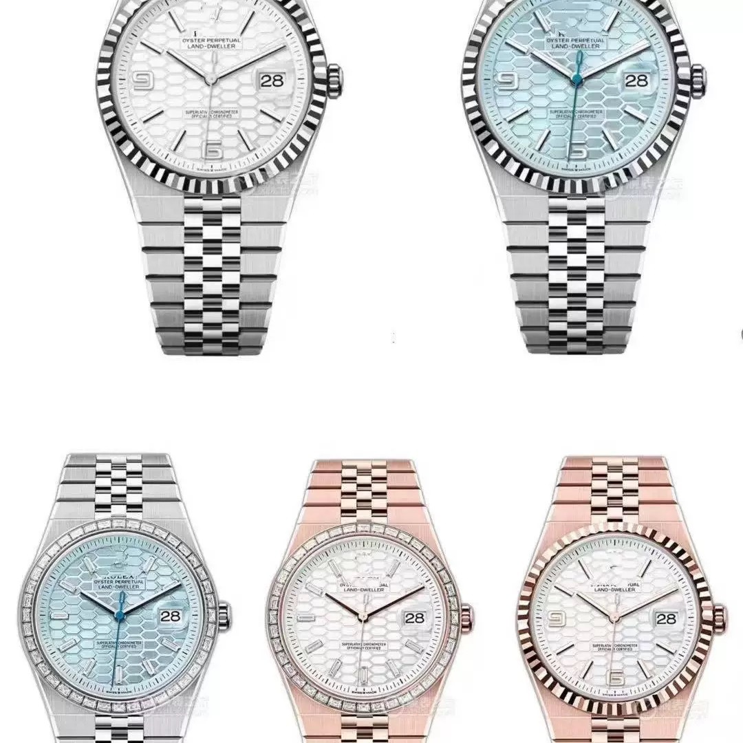 New Land-Based Log Series Men's Fully Automatic Mechanical Watch Steel Band Watch Business Cross-Border Foreign Trade Manufacturer