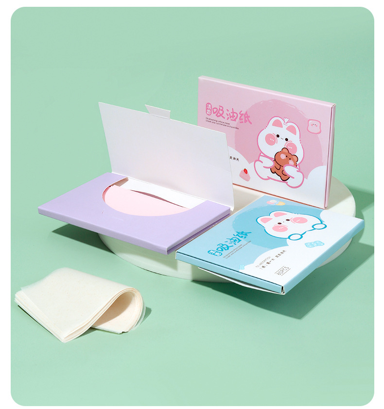 LMLTOP 80-piece Double-sided flanky Oil-Absorbing Paper Rose Fragrance Green Tea Aroma Oil-absorbing Paper Wholesale Collection undefined