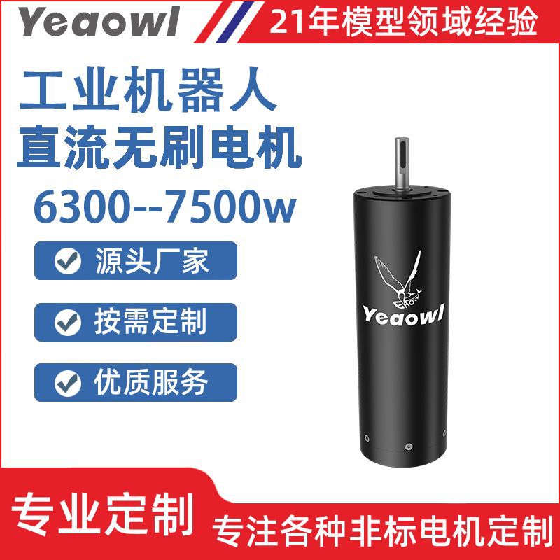 无刷马达直流大功率医疗消防纺织器械食品机械电机高效水冷电机