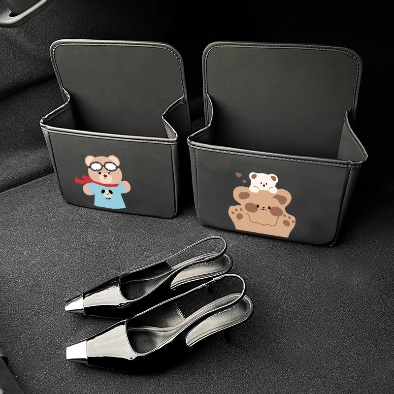 車の収納靴箱、助手席専用の靴収納品、トランク、多機能、折りたたみ式、実用的なグッズ|undefined