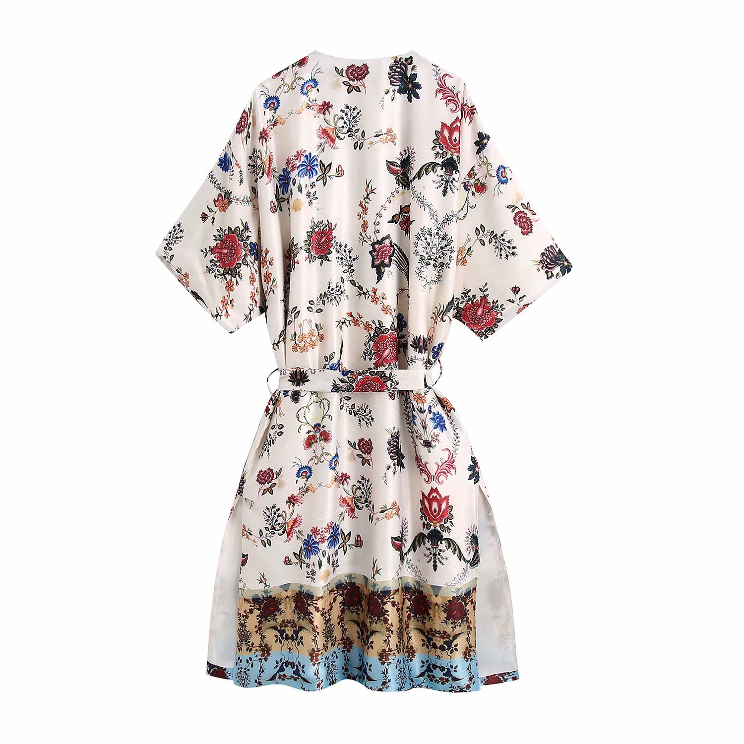 wholesale summer printed kimono dress NSAM63114