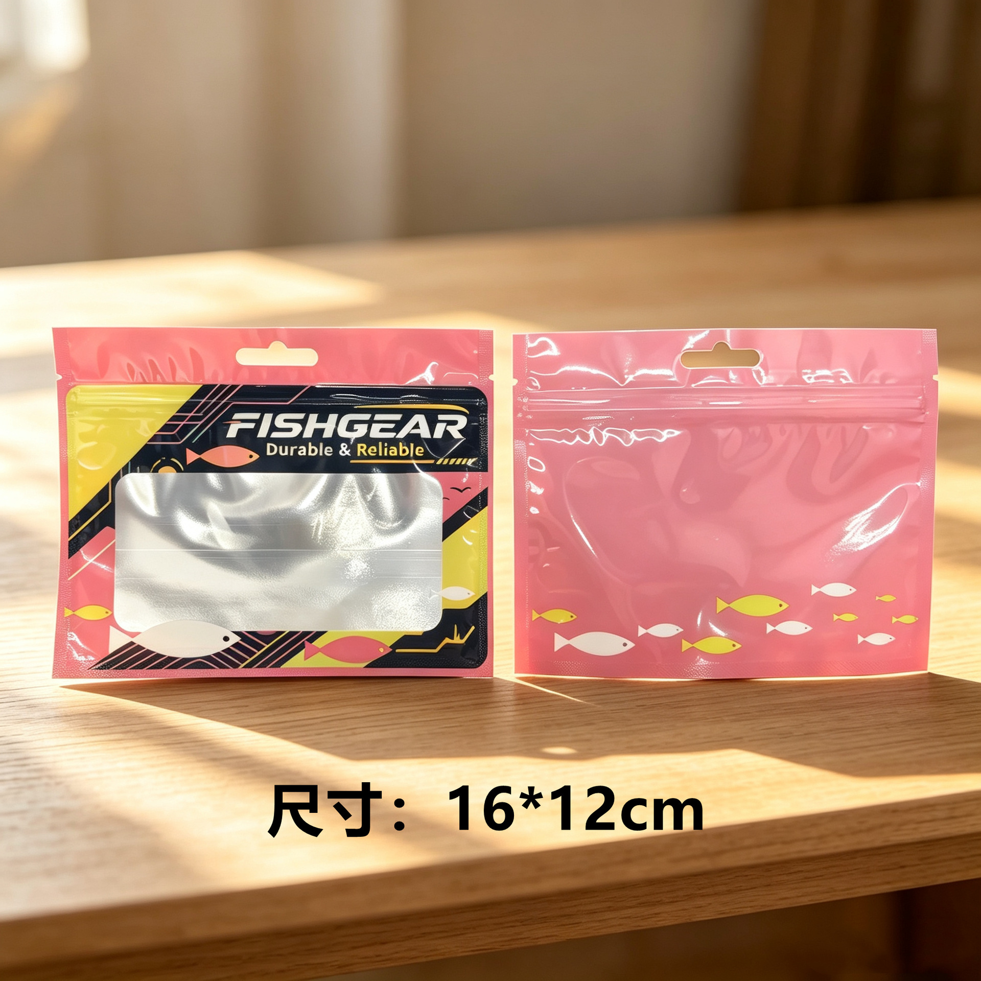 FishGear*Pink Green*Large Bait Bag