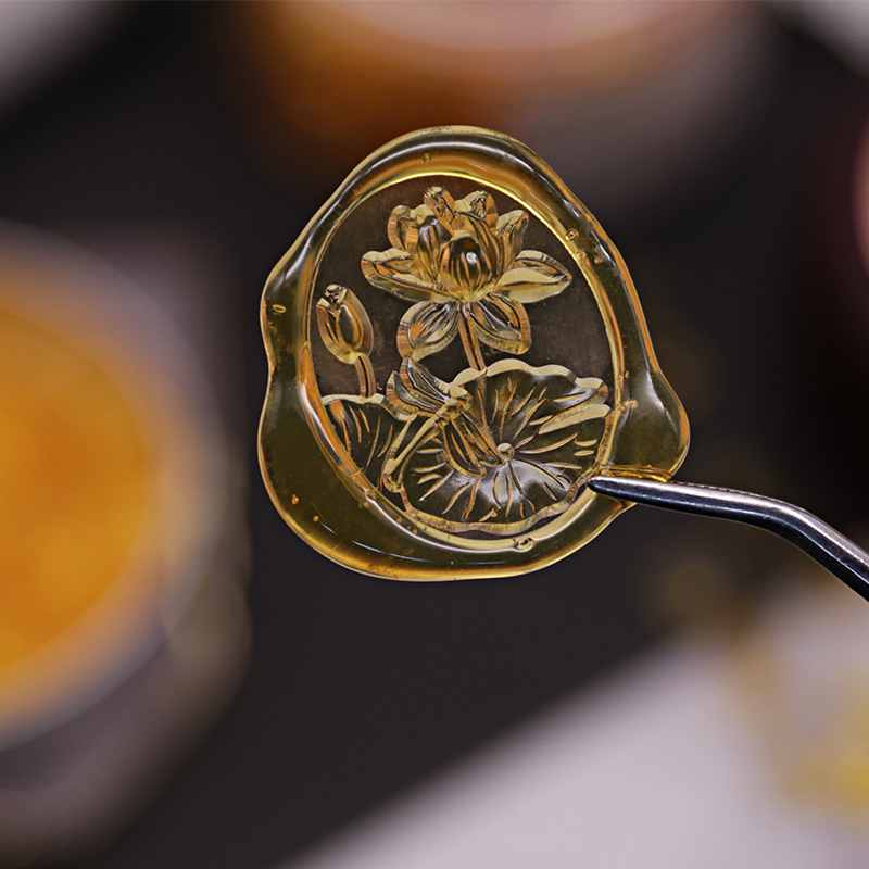 Peiren lágrima fuego pintura plástico grano transparente fuego pintura sello cera grano oro blanco mezclado color fuego pintura cera grano sellado sello de cera