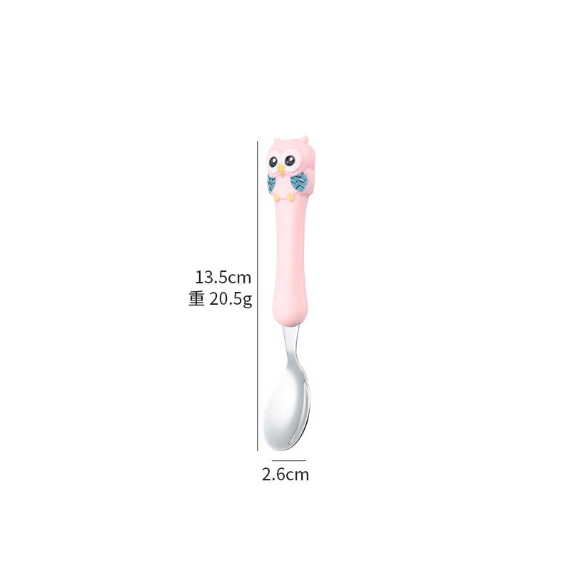 핑크부엉이 싱글스푼