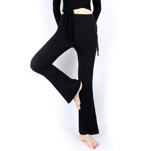 Dance bell bottoms art test body model catwalk practice clothes classical modern Latin long pants teacher female adult