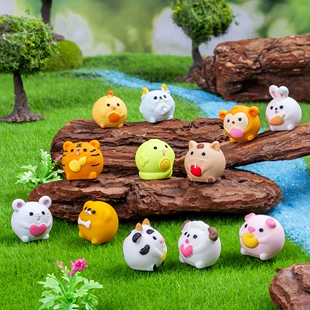 Круглые фигурки 12 знаков зодиака из смолы DIY