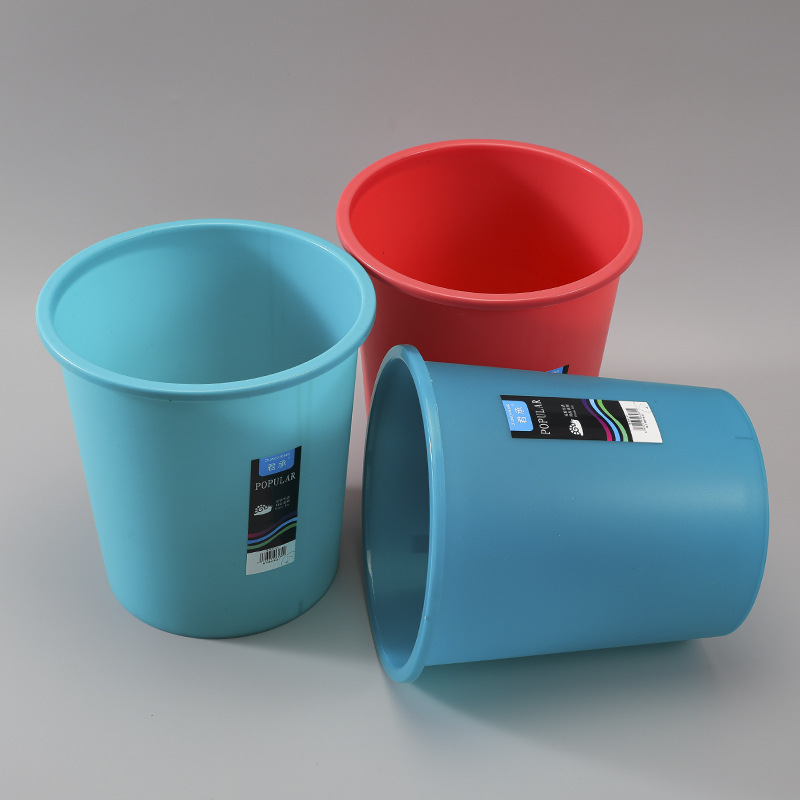 Factory Direct supply height 22 * width cm trash can 00504 student apartment home plastic trash can Wholesale
