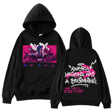 Hot Anime Arcane-Jinx Hoodie Harajuku  Pullover Tops Man