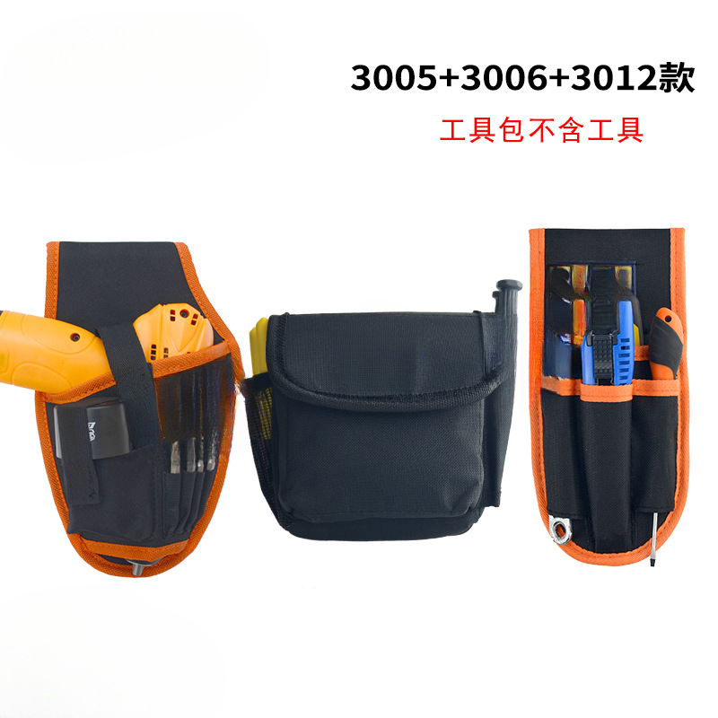 Bolsa de herramientas de cinturón, bolsa de herramientas resistente al desgaste, cinturón de cinturón eléctrico, cinturón de cinturón de cinturón, tela multifuncional, tamaño de mantenimiento