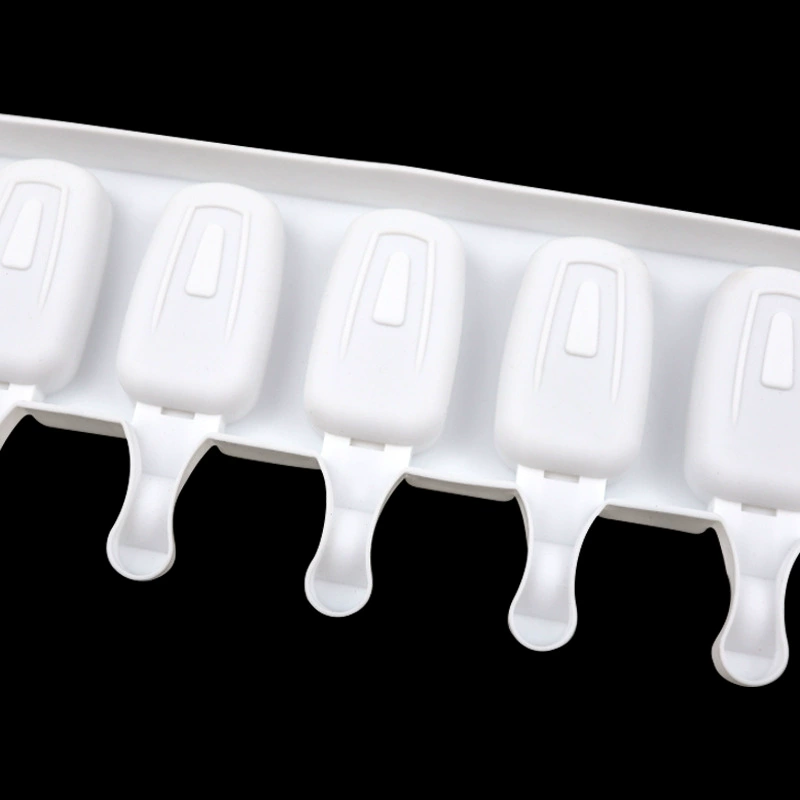 [Translated Russian title for: 简美 Spot DIY silicone ice cream mold 8 consecutive oval handmade popsicle mold French model is not worthy of stick]