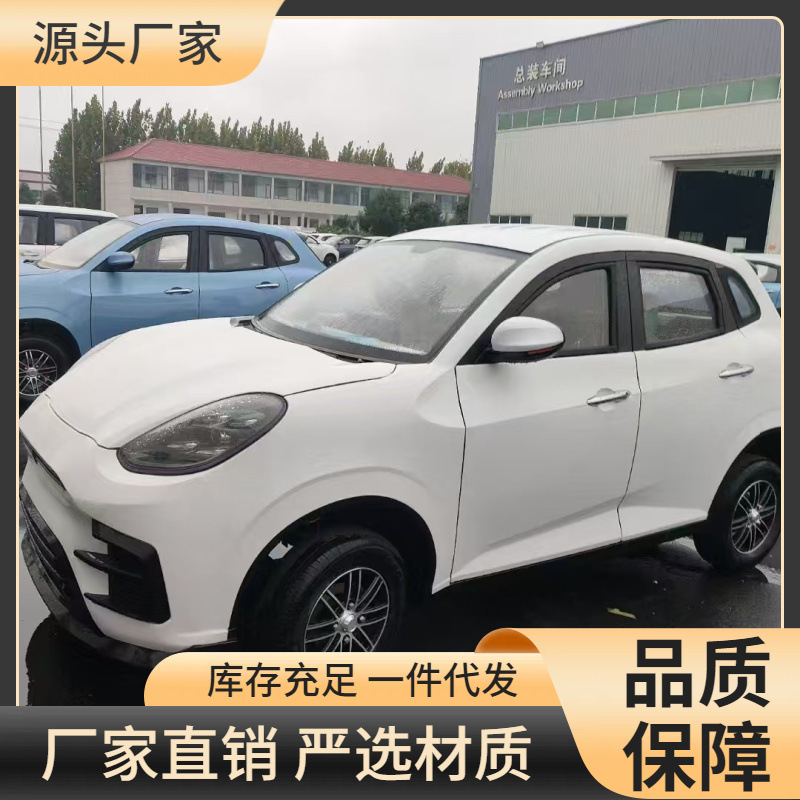 新能源四轮电动车家用油电两用成人汽车小型接送代步车电动4轮车