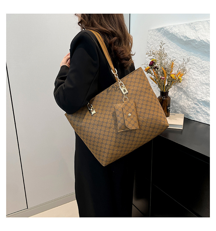750g Weight Zipper Closure Type Double Shoulder Straps Strap Type Bag Sets Bags Type Daily Occasion PU Material Women's Backpack Backpack Geometric Pattern All Seasons Season Women's Gender Elegant, Basic Style Square Shape Women's PU Geometric Elegant Basic Square Zipper Bag Sets 5