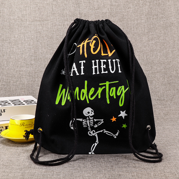 厂家供应束口袋子定做 可定制logo精美束口袋子双肩背袋