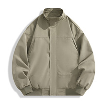 25新款春秋季男士夹克外套日系休闲工装潮牌宽松棒球服情侣款