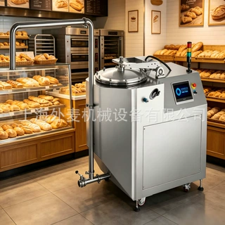 全自动奶油发泡打发烘焙工厂大容量面糊打发机蛋糕充气打发一体机