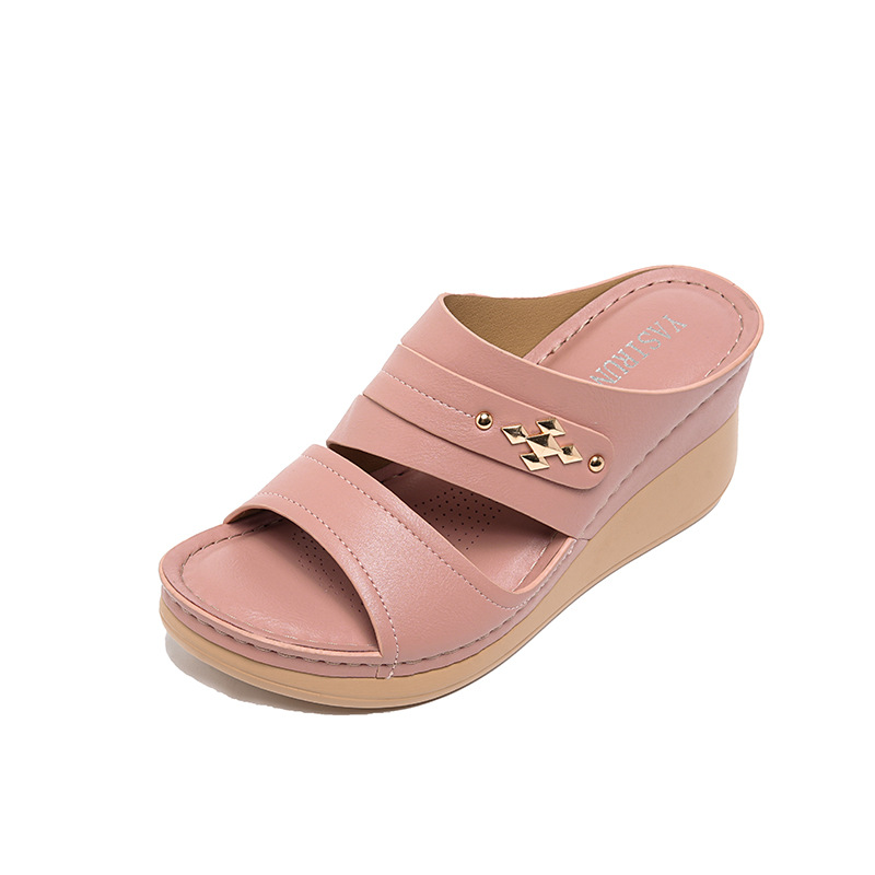 Bequeme Freizeit-keilsandaletten Für Damen Für Den Sommer_voghion.com